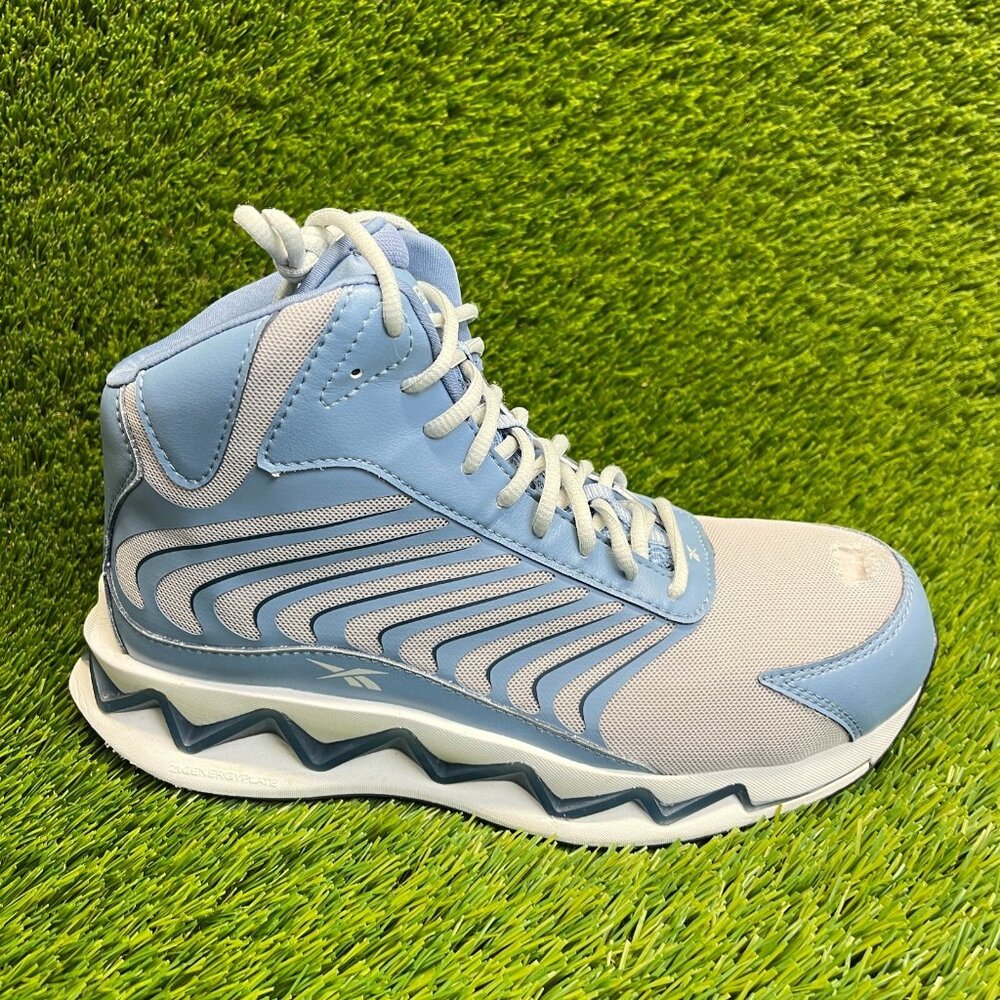 Reebok Zig Elusion Heritage Womens‎ Size 9.5M Blue Gray Composite Toe Work Boots